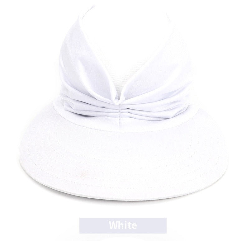 New hat Women's Sun hat Baseball cap Women's UV resistant personality adult empty top hat